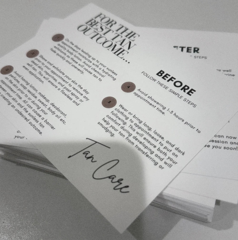 Tan Care Cards